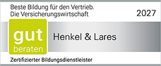 Logo Beste Bildung für den Vertrieb. Die Versicherungswirtschaft 2027. gut beraten